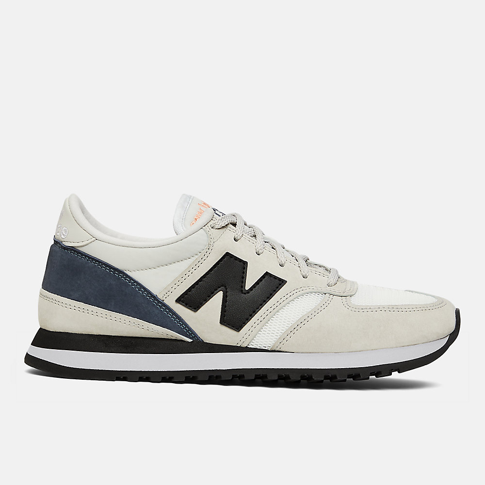 New Balance MADE in UK 730 Shoes Off White with White and Black